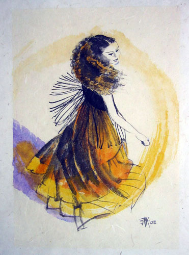 Danse 2, La robe jaune